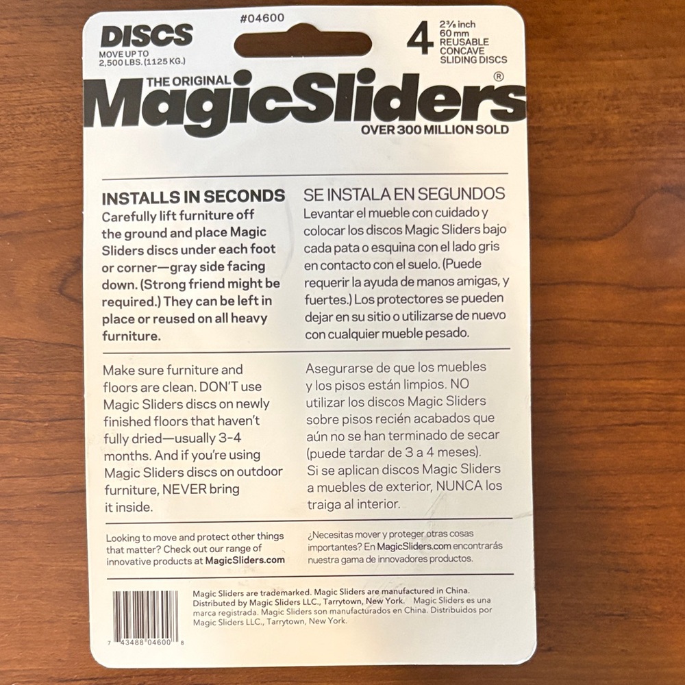 Magic Sliders Multi-Surface Discs - Picture 2 of 2